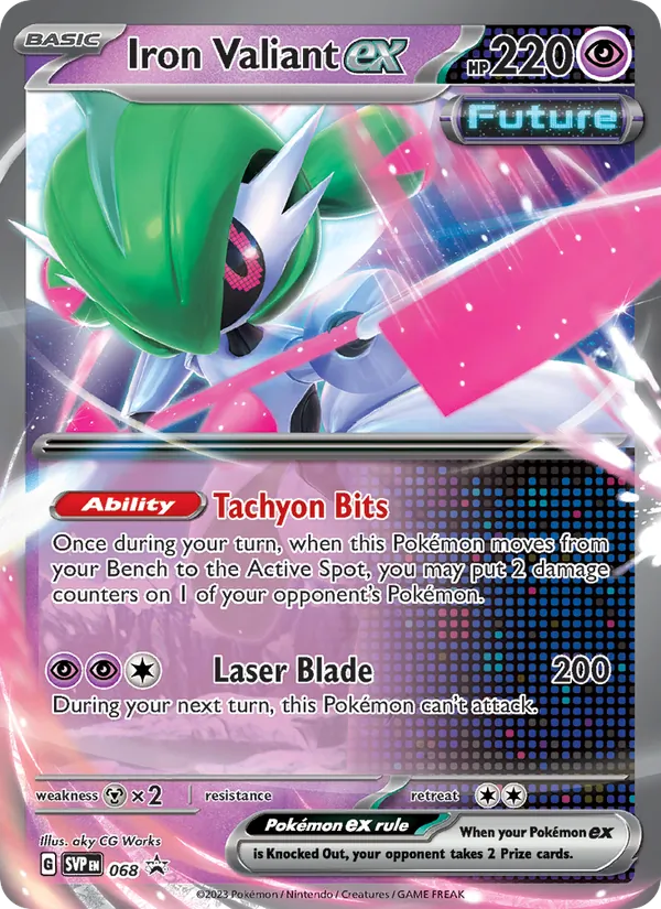 Iron Valiant ex — SVP Black Star Promos 068/225