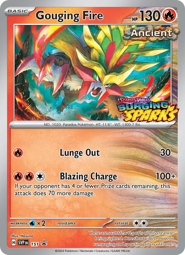Gouging Fire — SVP Black Star Promos 151/225