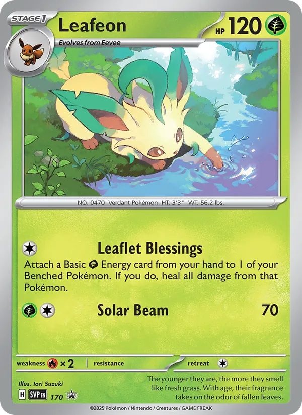 Leafeon — SVP Black Star Promos 170/225