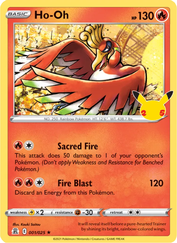 Ho-Oh — Celebrations 1/25