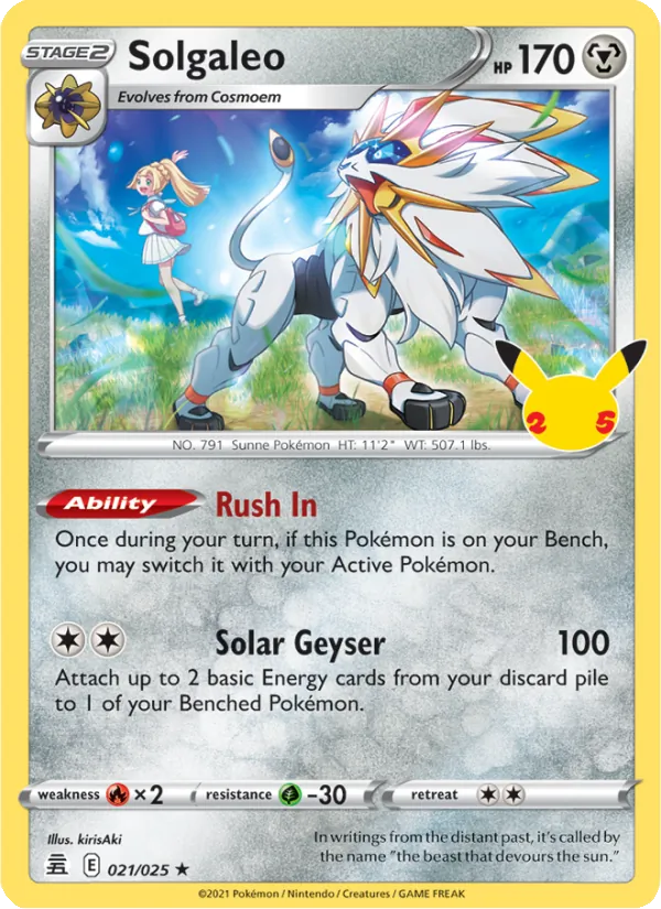Solgaleo — Celebrations 21/25