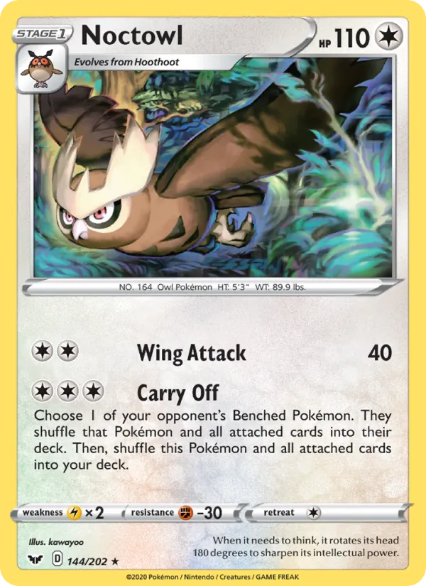 Noctowl — Sword & Shield 144/202