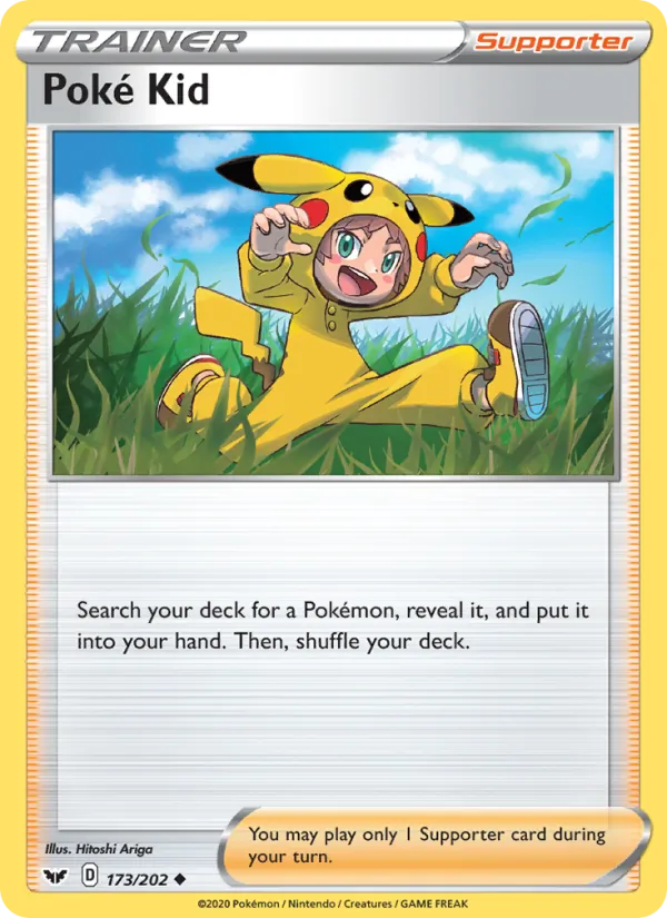 Poké Kid — Sword & Shield 173/202