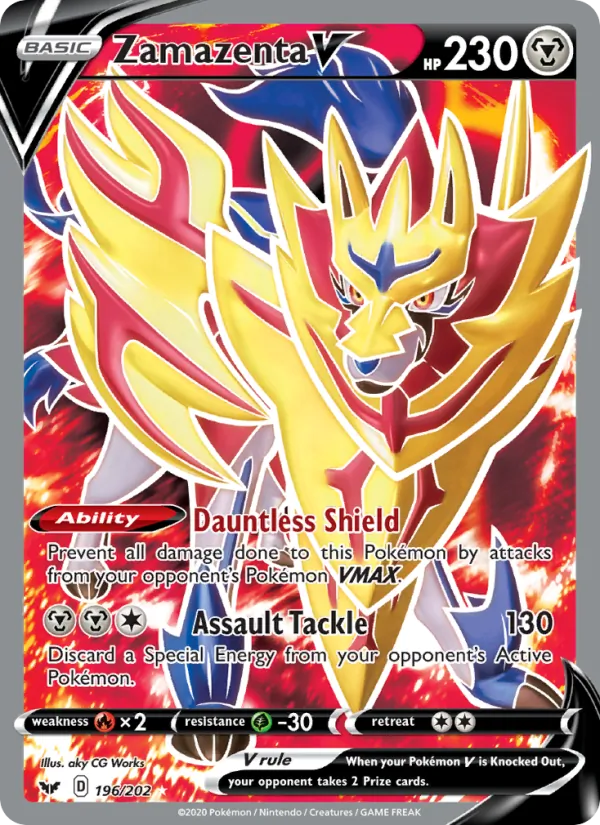 Zamazenta V — Sword & Shield 196/202