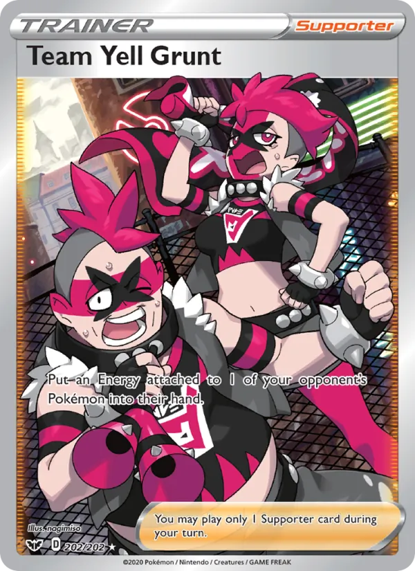 Team Yell Grunt — Sword & Shield 202/202