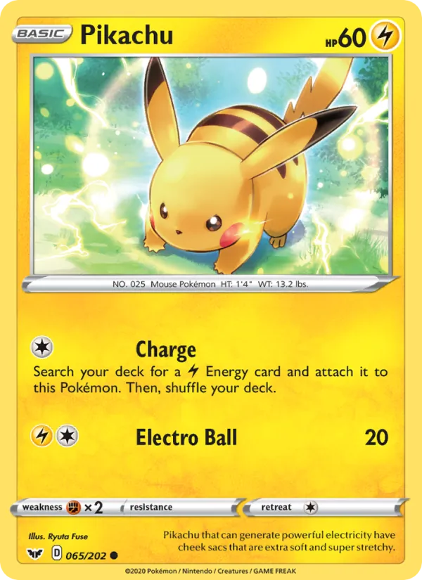 Pikachu — Sword & Shield 65/202