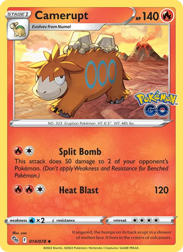 Camerupt — Pokémon GO 014/78