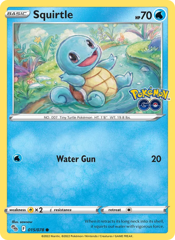 Carapuce — Pokémon GO 015/78