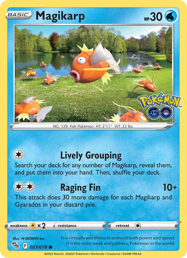 Magikarp — Pokémon GO 021/78