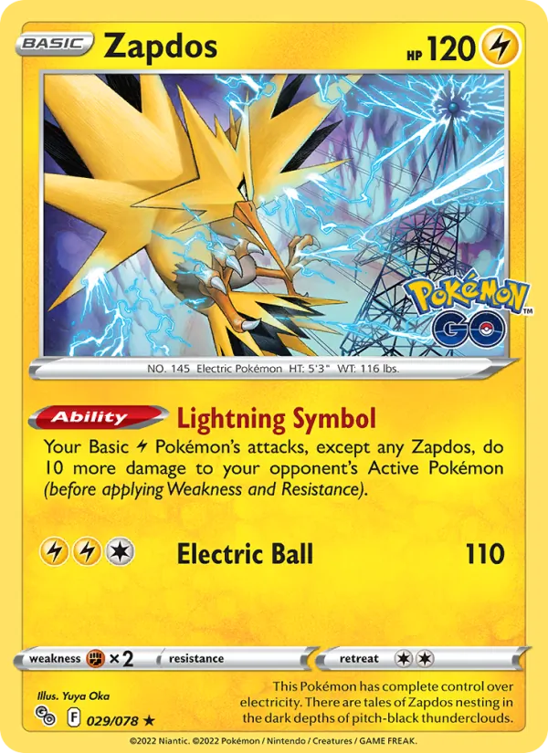Zapdos — Pokémon GO 029/78