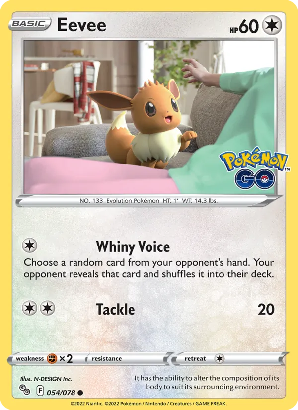 Eevee — Pokémon GO 054/78