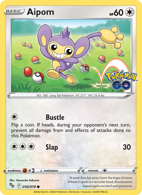 Aipom — Pokémon GO 056/78