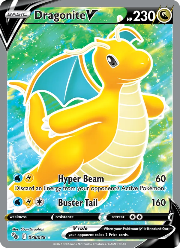 Dragonite V — Pokémon GO 076/78
