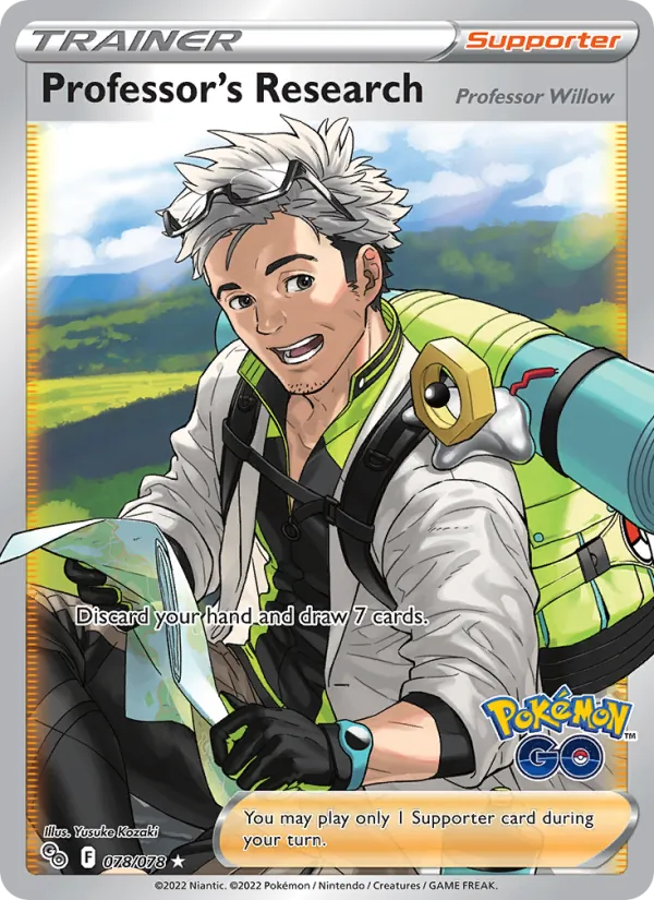 Professor's Research — Pokémon GO 078/78