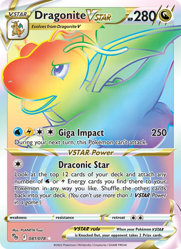 Dracolosse VSTAR — Pokémon GO 081/78