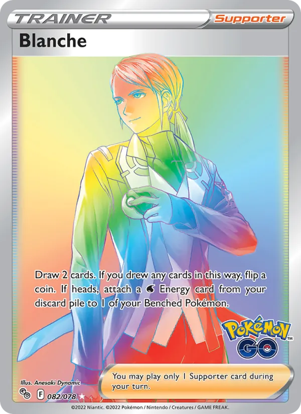 Capitaine d'équipe Blanche — Pokémon GO 082/78