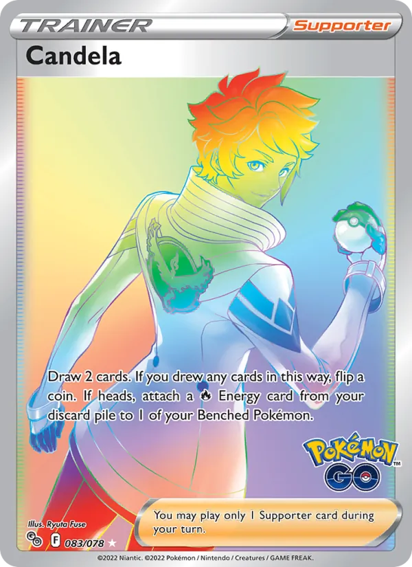 Capitaine d'équipe Candela — Pokémon GO 083/78