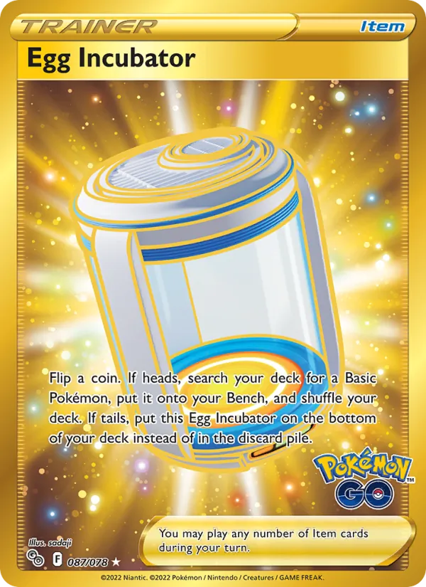 Incubateur d'Œufs — Pokémon GO 087/78