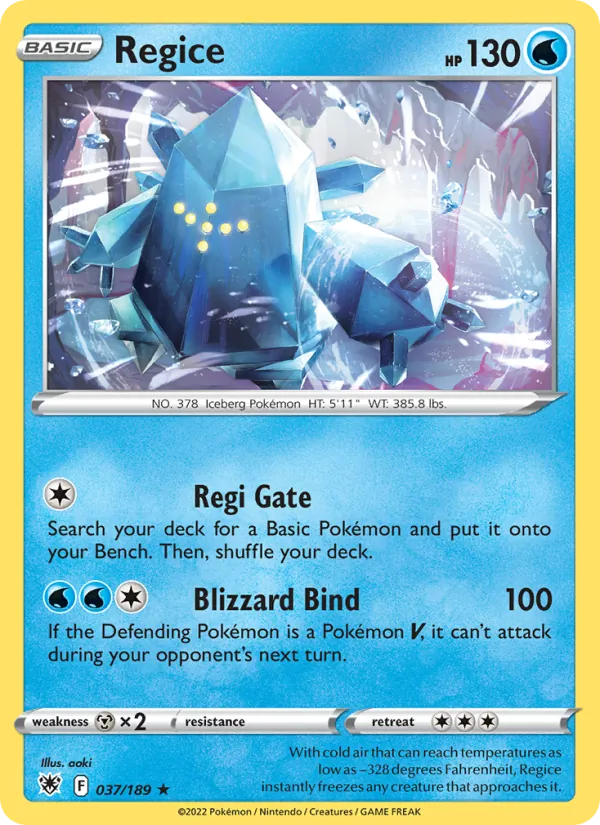 Regice — Astres Radieux 037/189