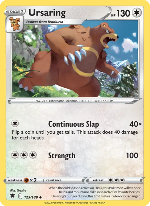 Ursaring — Astral Radiance 123/189