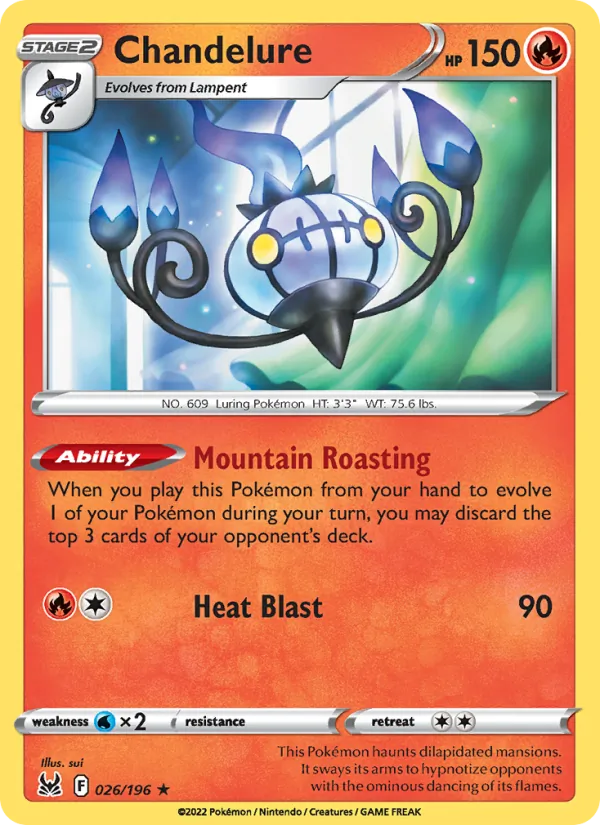 Chandelure — Lost Origin 026/196