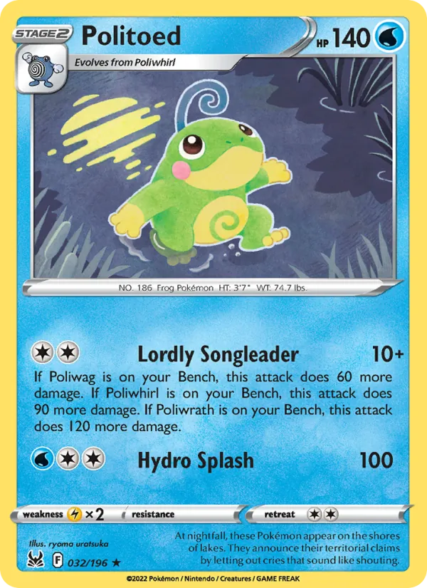 Politoed — Lost Origin 032/196