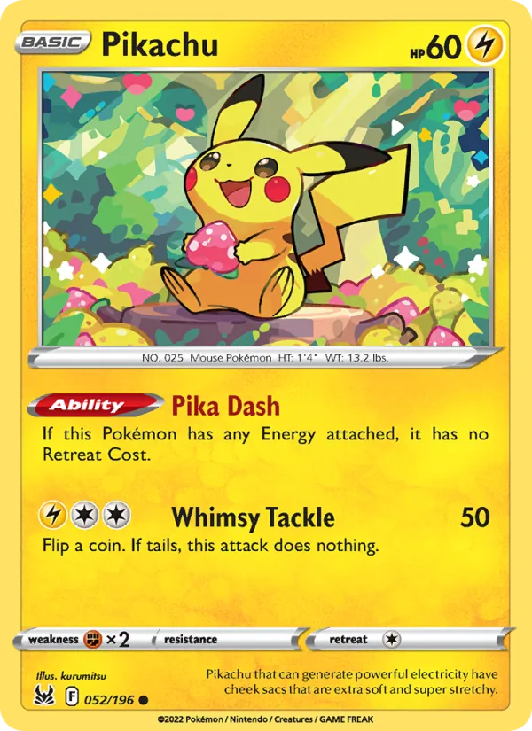 Pikachu — Origine Perdue 052/196