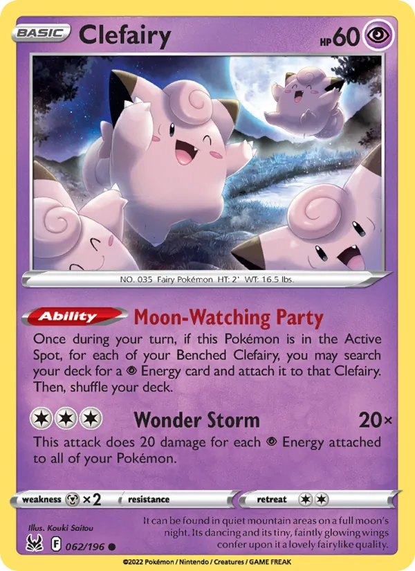 Clefairy — Lost Origin 062/196