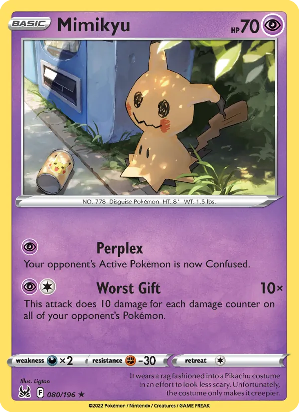 Mimikyu — Lost Origin 080/196