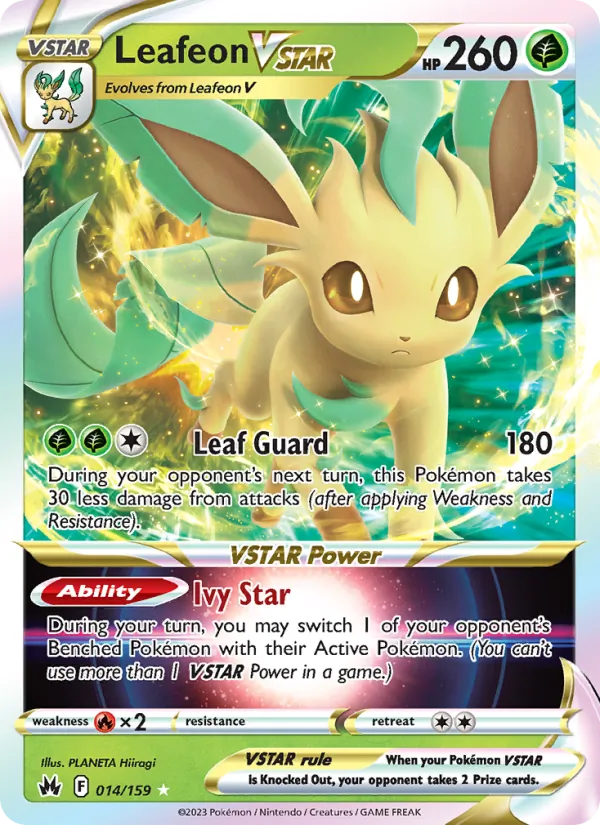 Leafeon VSTAR — Crown Zenith 014/159