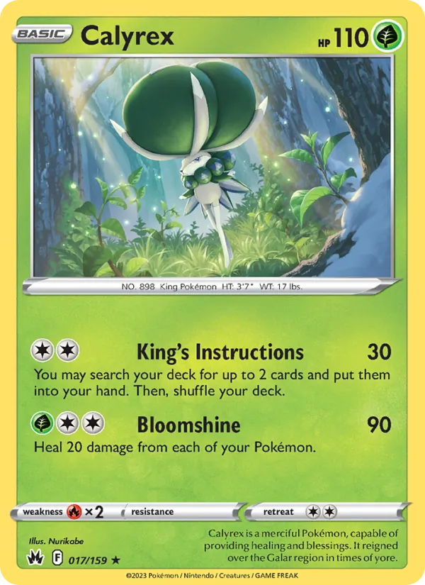 Calyrex — Crown Zenith 017/159