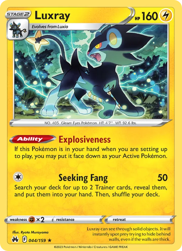 Luxray — Crown Zenith 044/159