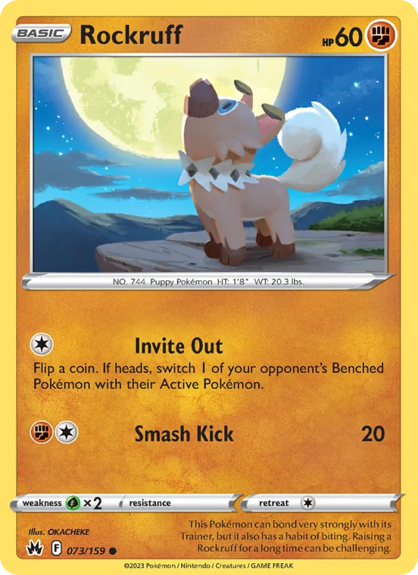 Rockruff — Crown Zenith 073/159