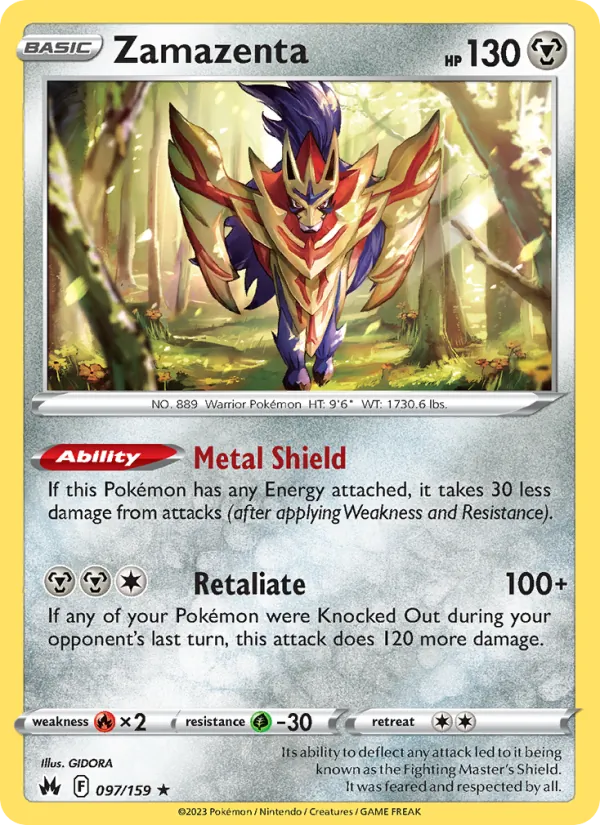 Zamazenta — Zénith Suprême 097/159