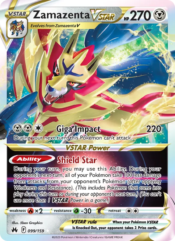Zamazenta VSTAR — Zénith Suprême 099/159