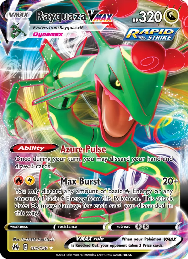 Rayquaza VMAX — Crown Zenith 101/159