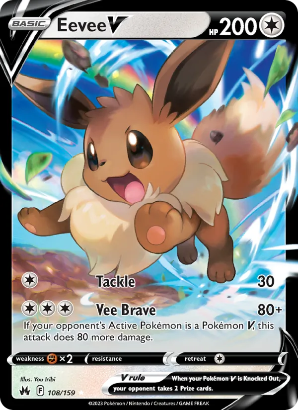 Eevee V — Crown Zenith 108/159