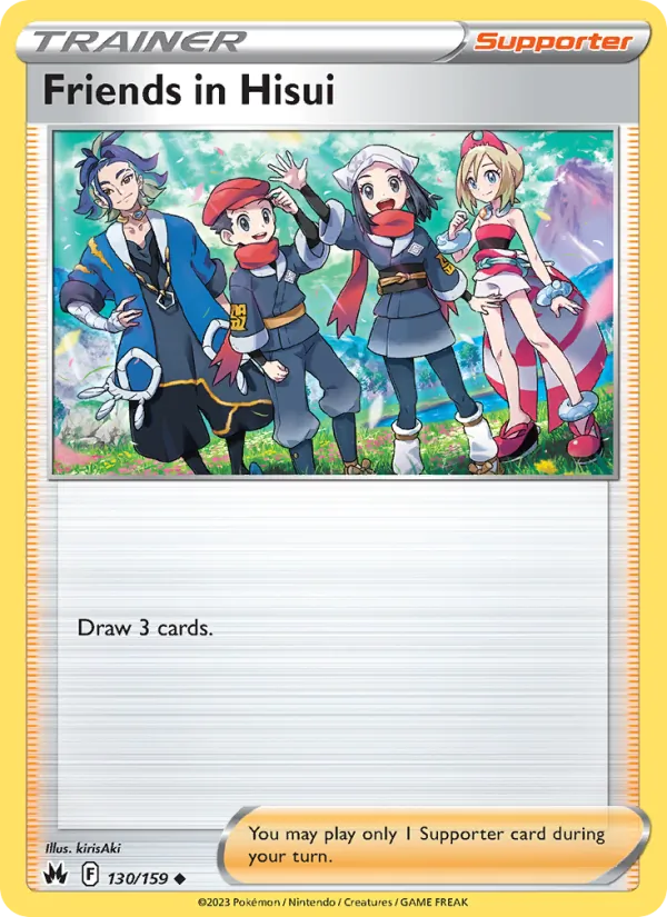Friends in Hisui — Crown Zenith 130/159