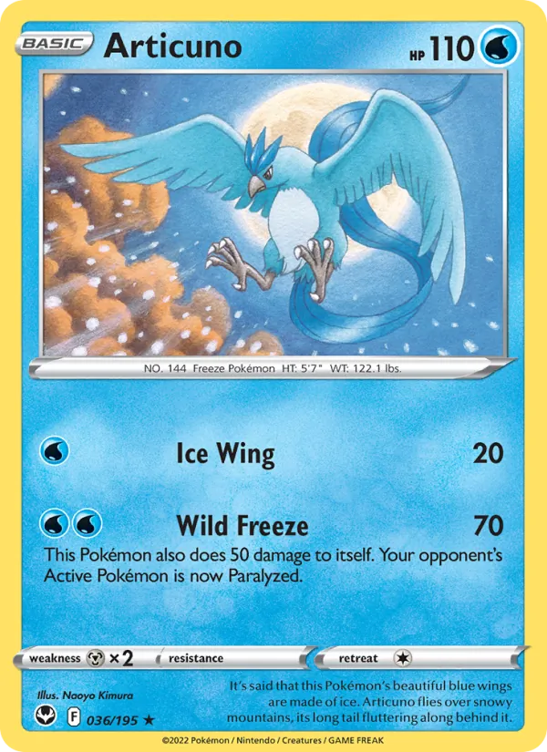 Articuno — Silver Tempest 036/195