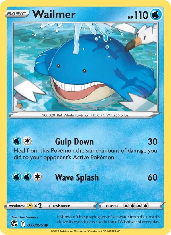 Wailmer — Silver Tempest 037/195