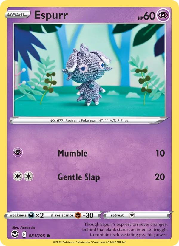 Espurr — Silver Tempest 081/195