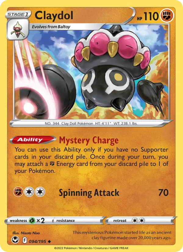 Claydol — Silver Tempest 094/195