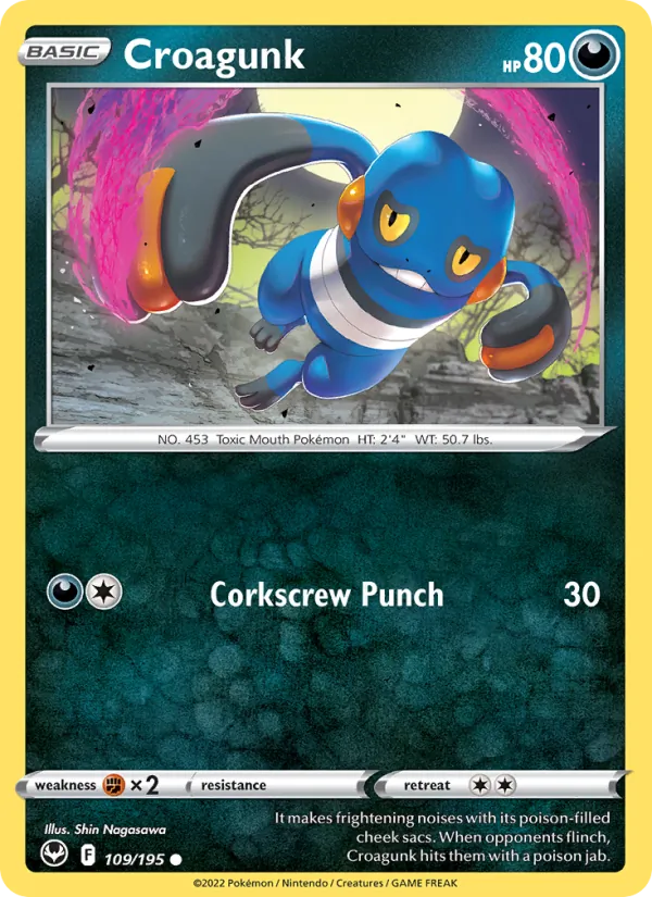 Croagunk — Silver Tempest 109/195