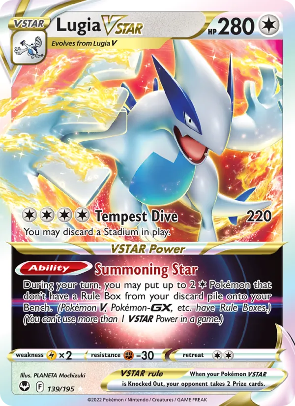 Lugia VSTAR — Tempête Argentée 139/195
