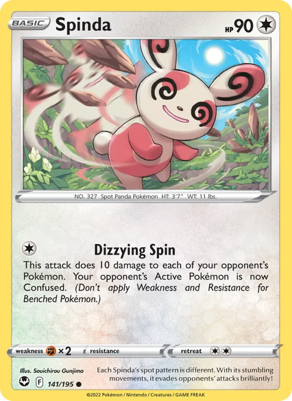 Spinda — Silver Tempest 141/195