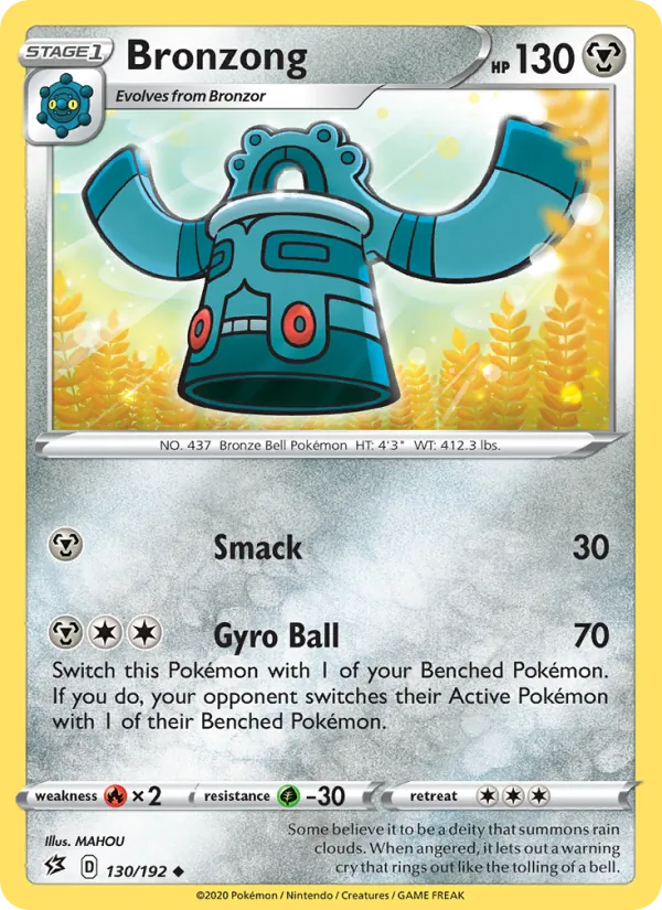 Bronzong — Rebel Clash 130/192