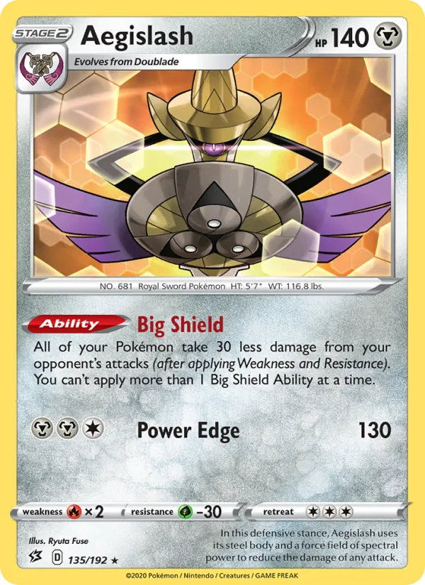Aegislash — Rebel Clash 135/192