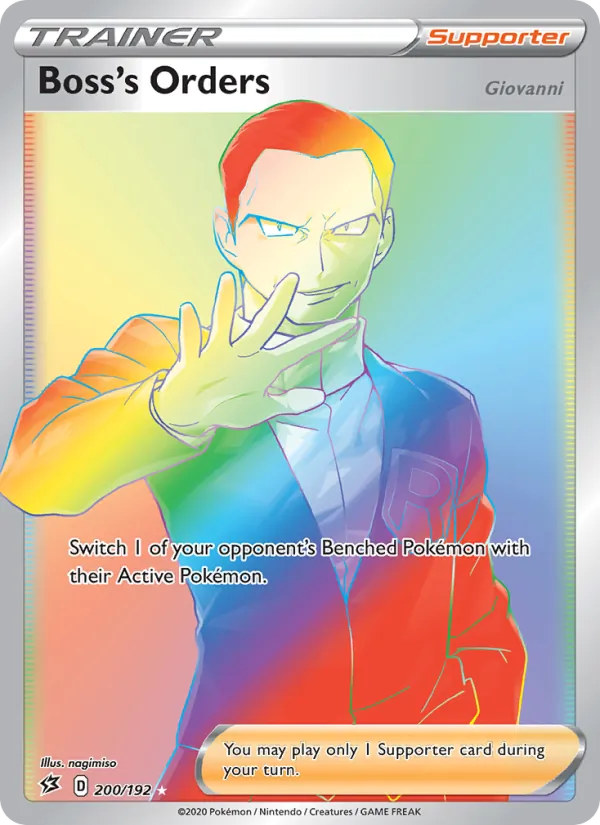 Boss's Orders (Giovanni) — Rebel Clash 200/192
