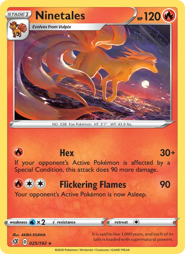 Ninetales — Rebel Clash 25/192