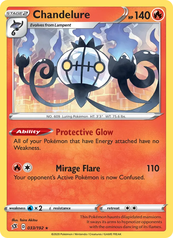 Chandelure — Rebel Clash 33/192